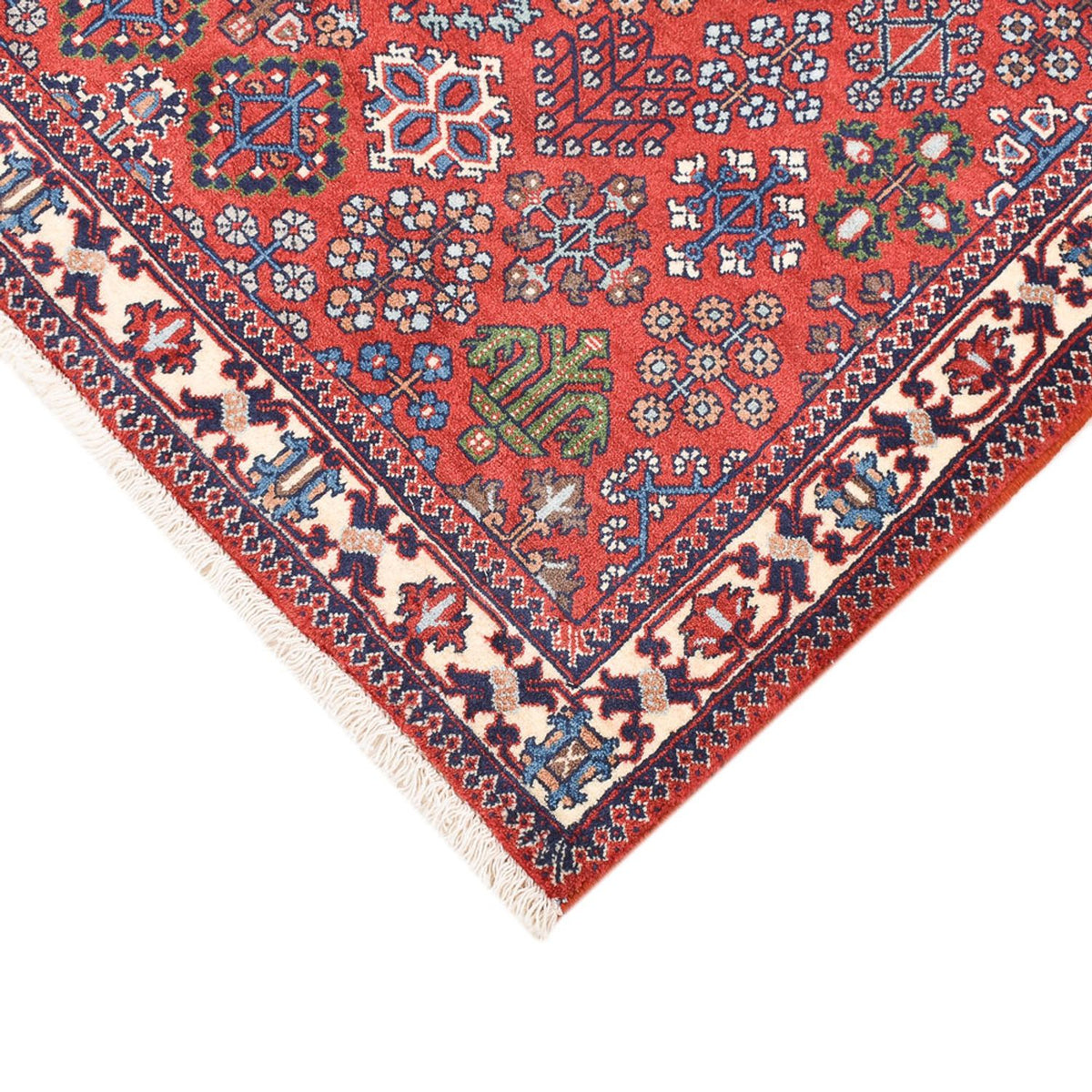 Perski dywan - Nomadyczny - 157 x 110 cm - czerwony