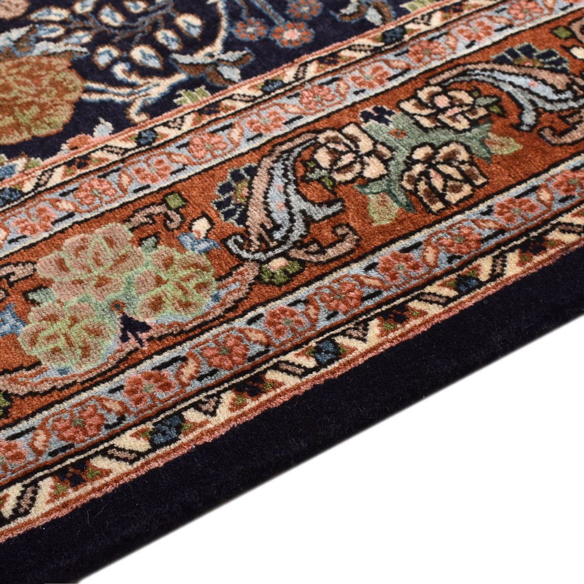 Dywan perski - Klasyczny - 202 x 138 cm - ciemnoniebieski