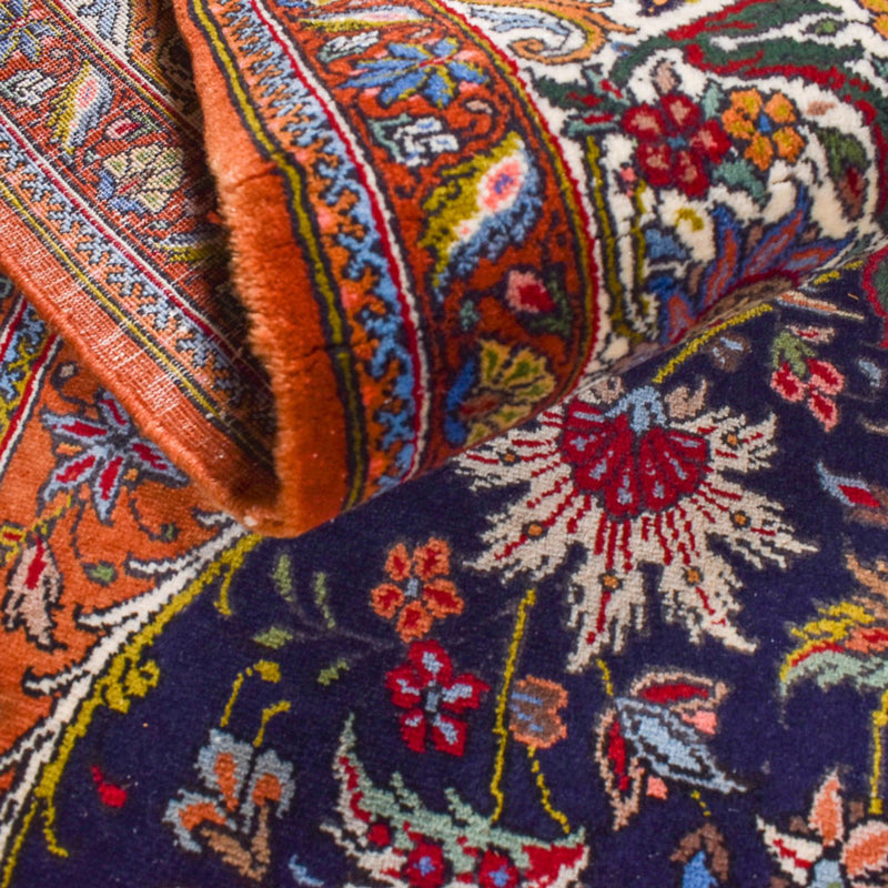 Perski dywan - Nomadyczny - 293 x 206 cm - ciemnoniebieski