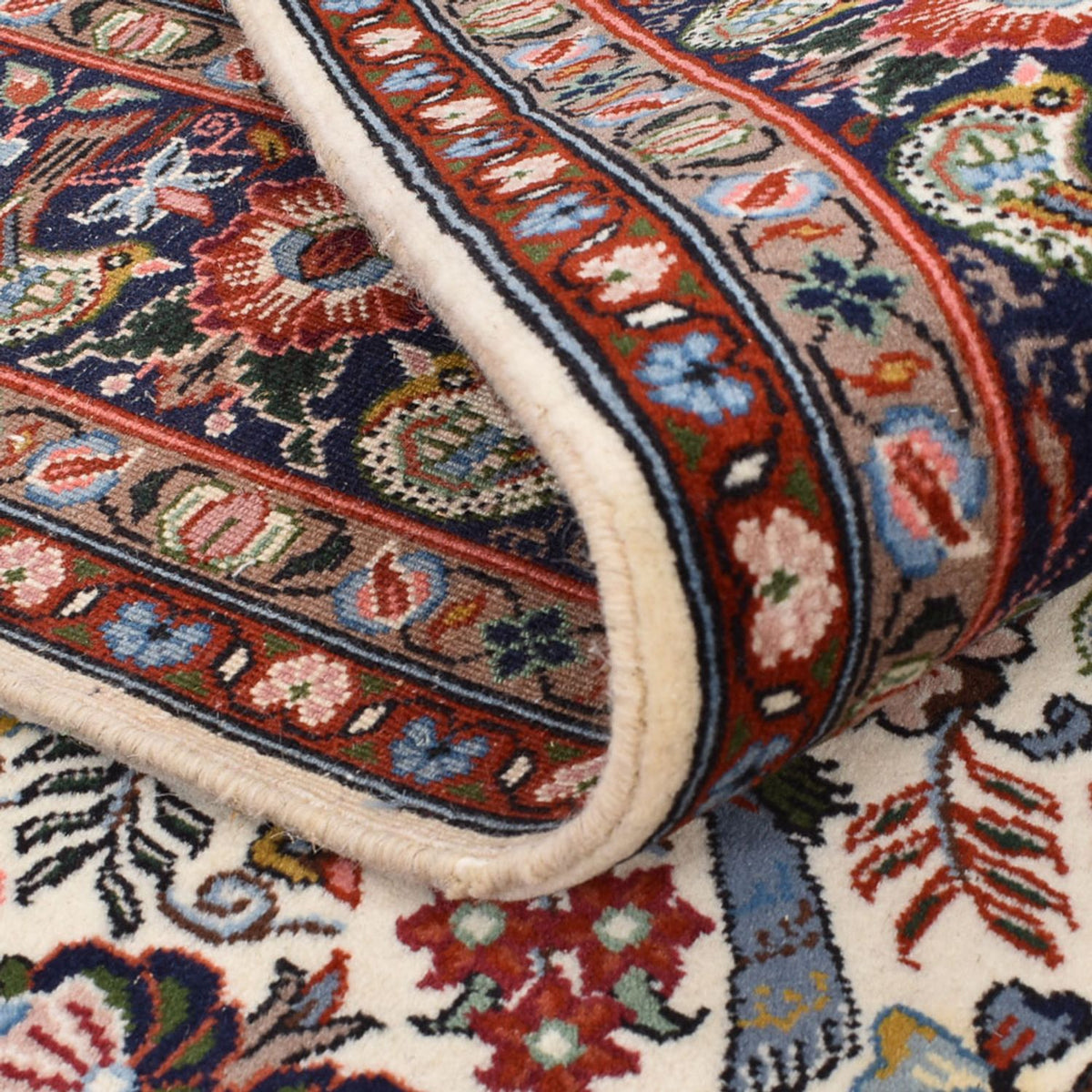 Dywan perski - Bijar - 215 x 137 cm - kremowy