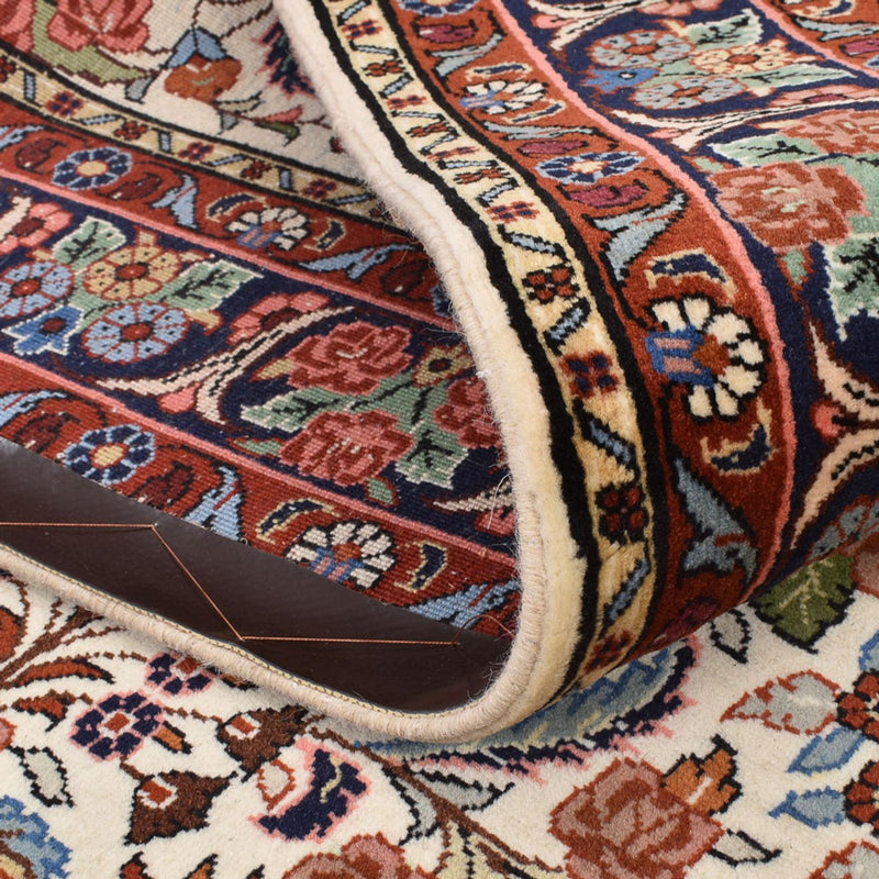 Dywan perski - Bijar - 211 x 135 cm - kremowy