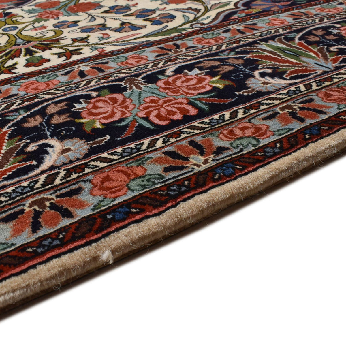 Dywan perski - Bijar - 298 x 203 cm - jasny beż