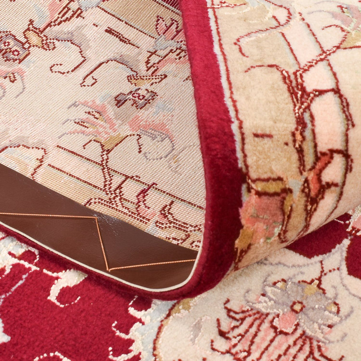 Dywan perski - Tabriz - Królewski - 191 x 148 cm - czerwony