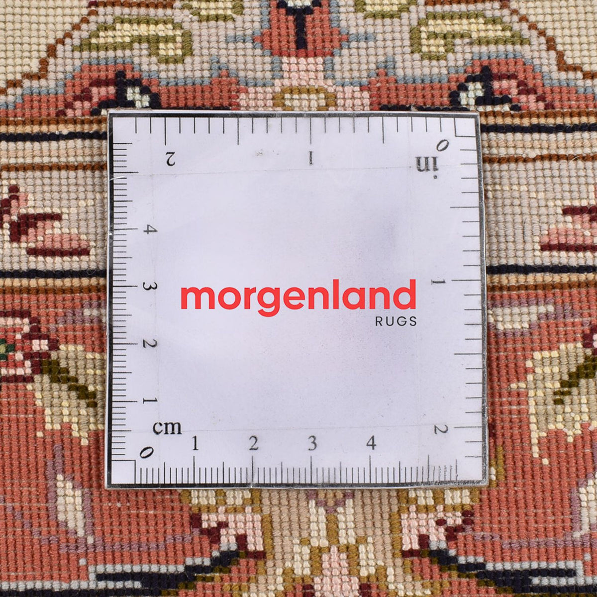 Biegacz Dywan perski - Tabriz - Królewski - 197 x 80 cm - beżowy