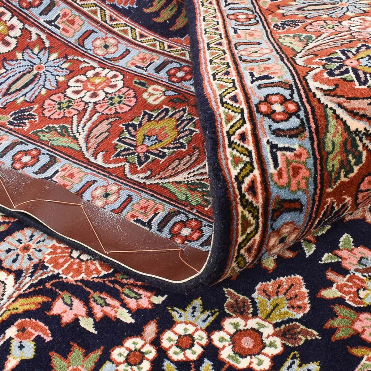 Dywan perski - Bijar - 230 x 173 cm - ciemnoniebieski