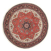 Bidjar Dywan 150x150cm - Dywan perski - Okrągły / Czerwony / 150 x 150 cm Okrągły
