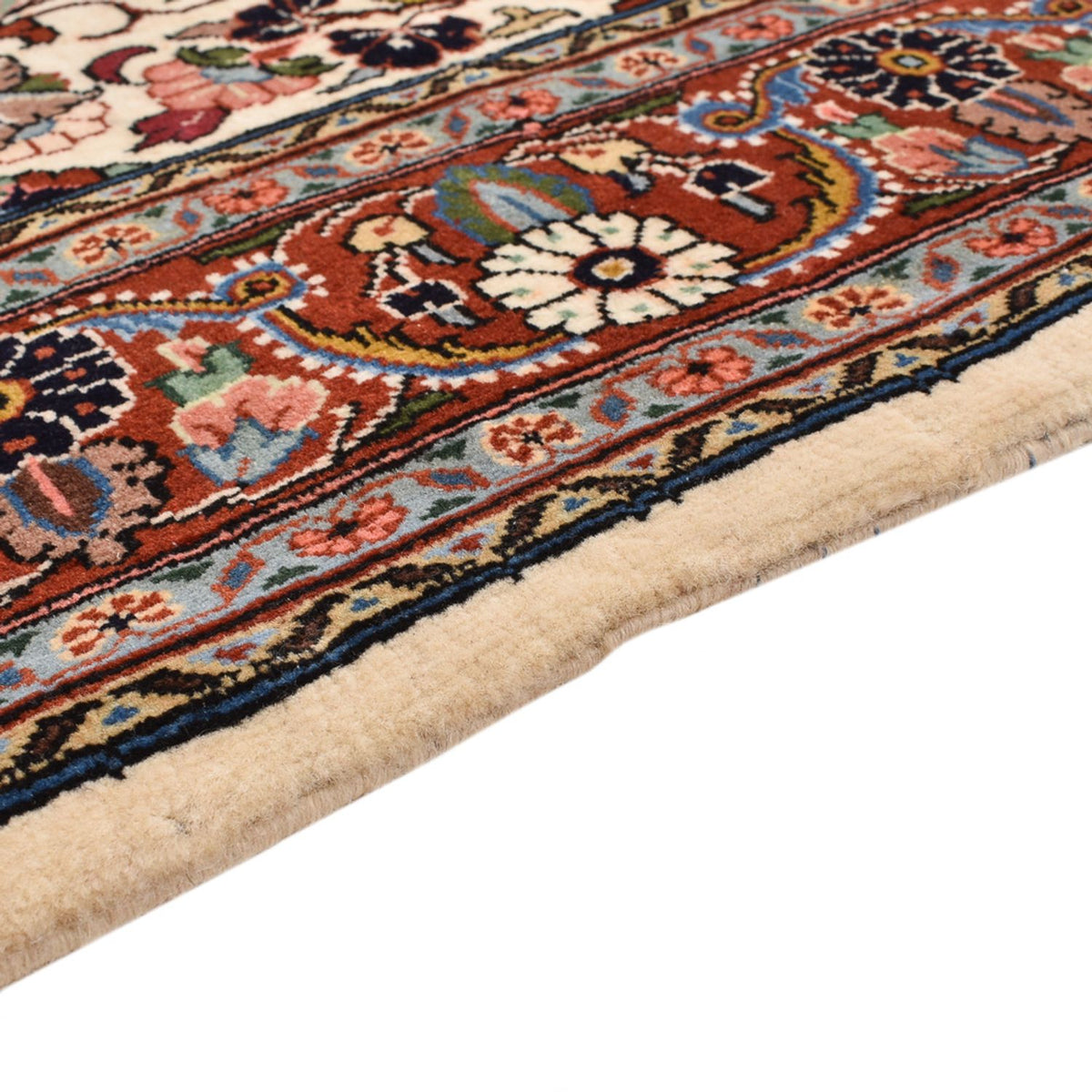 Dywan perski - Bijar - 209 x 139 cm - kremowy