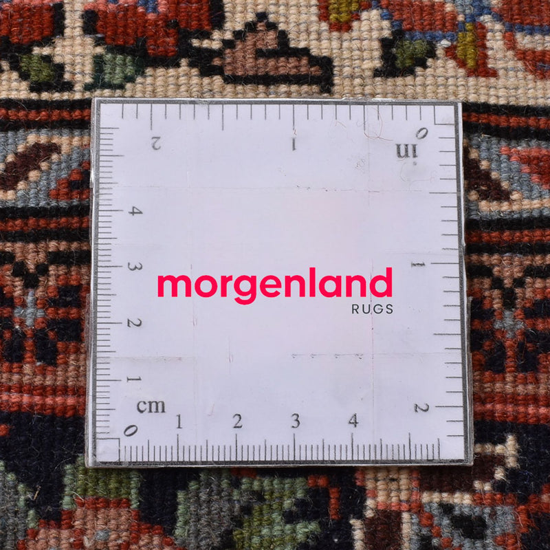 Dywan perski - Bijar - 206 x 146 cm - kremowy