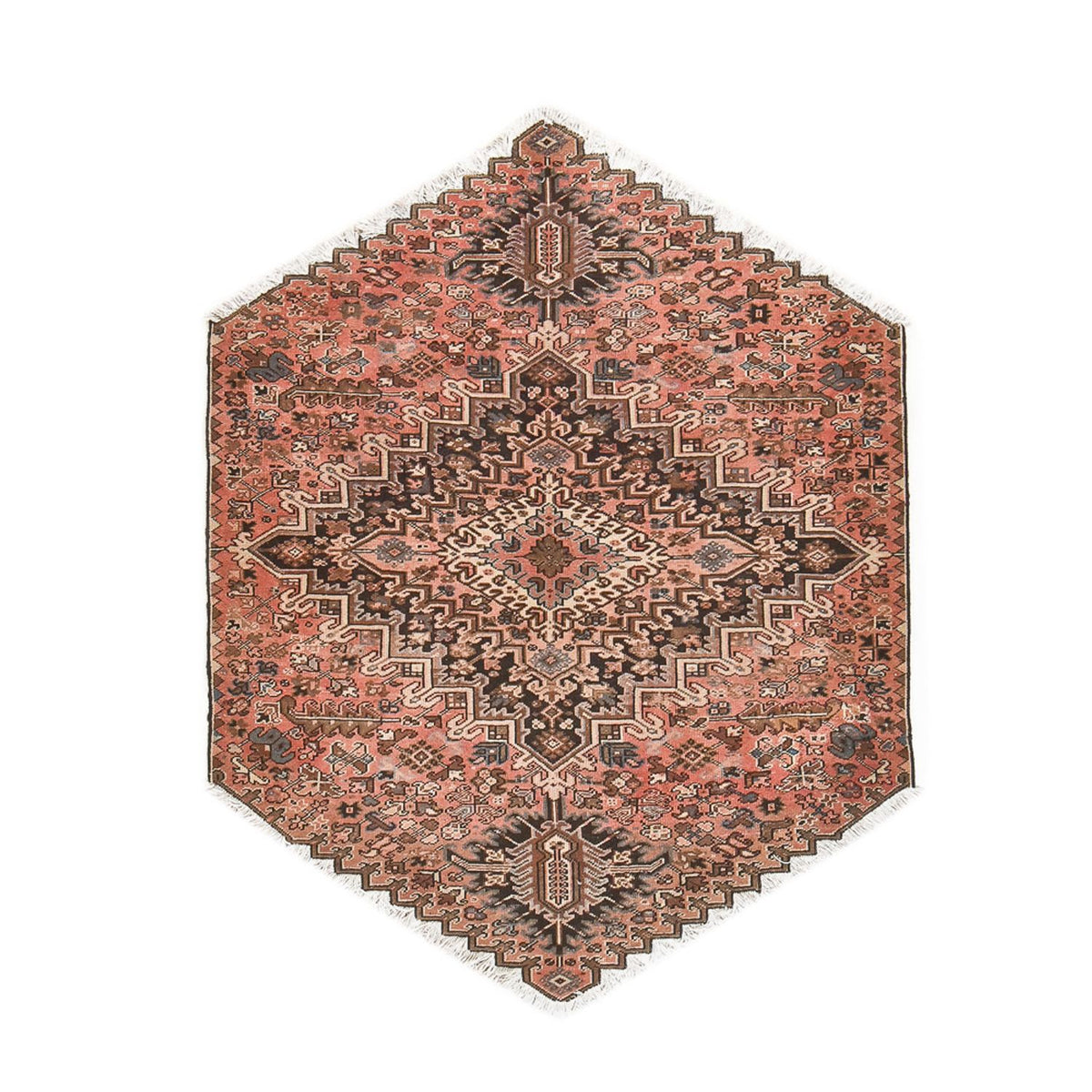 Perski dywan - Nomadyczny - 180 x 127 cm - jasna czerwień