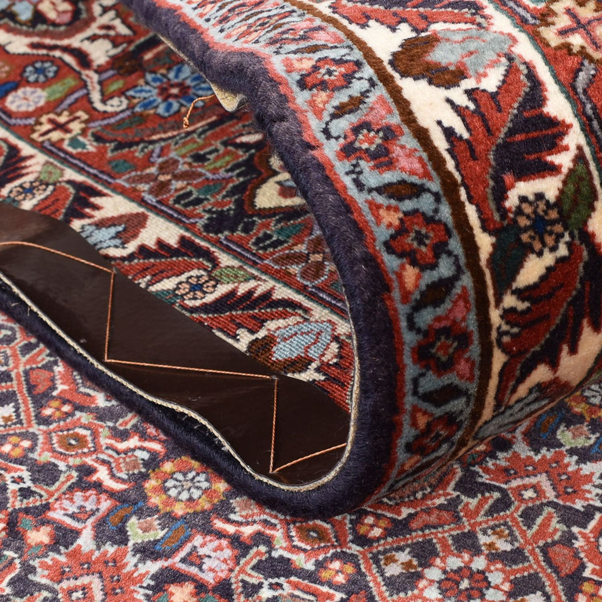 Dywan perski - Bijar - 239 x 202 cm - rdza