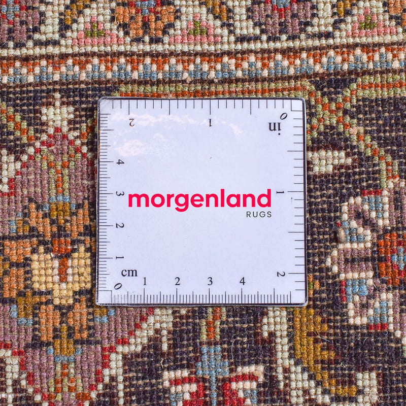 Dywan perski - Tabriz - Królewski - 202 x 152 cm - rdza