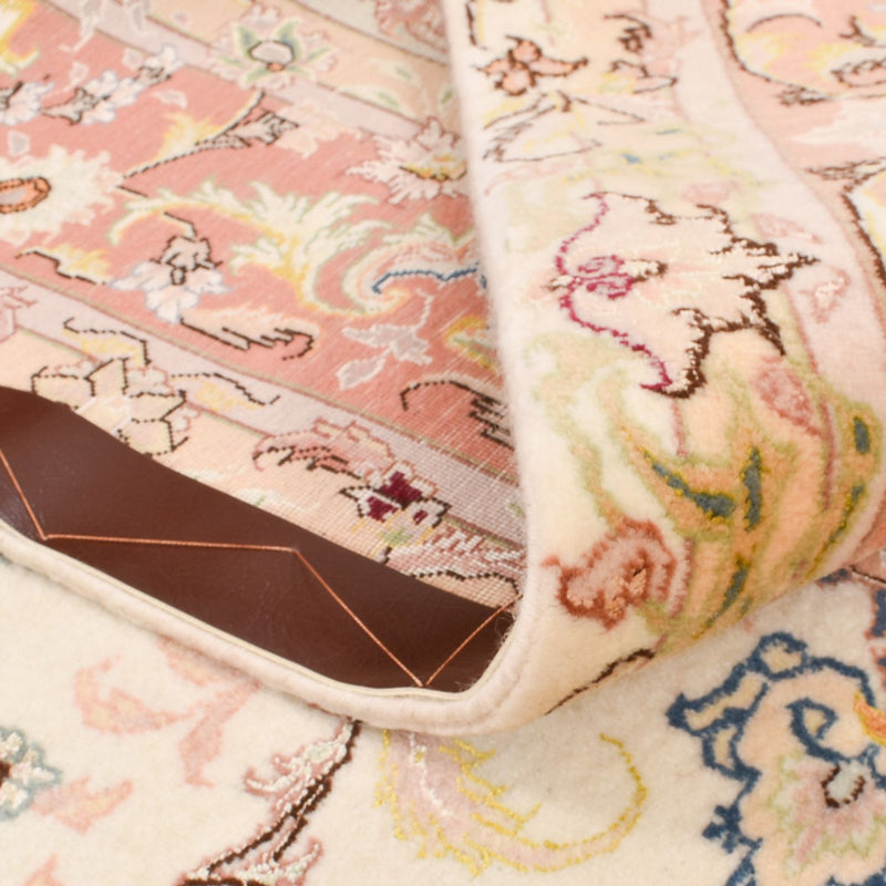 Dywan perski - Tabriz - Królewski - 210 x 153 cm - jasny beż