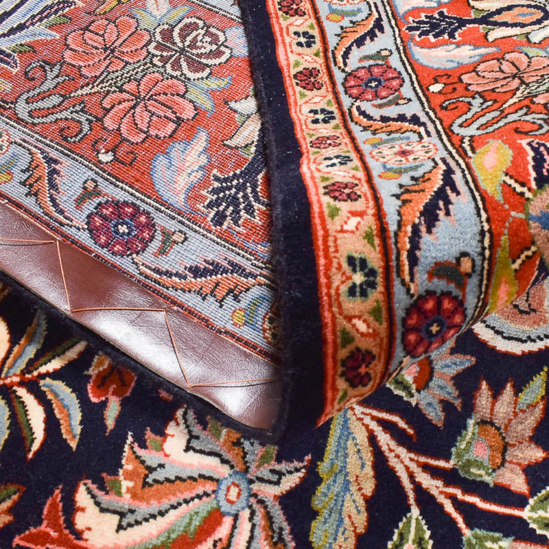 Dywan perski - Bijar - 298 x 199 cm - ciemnoniebieski