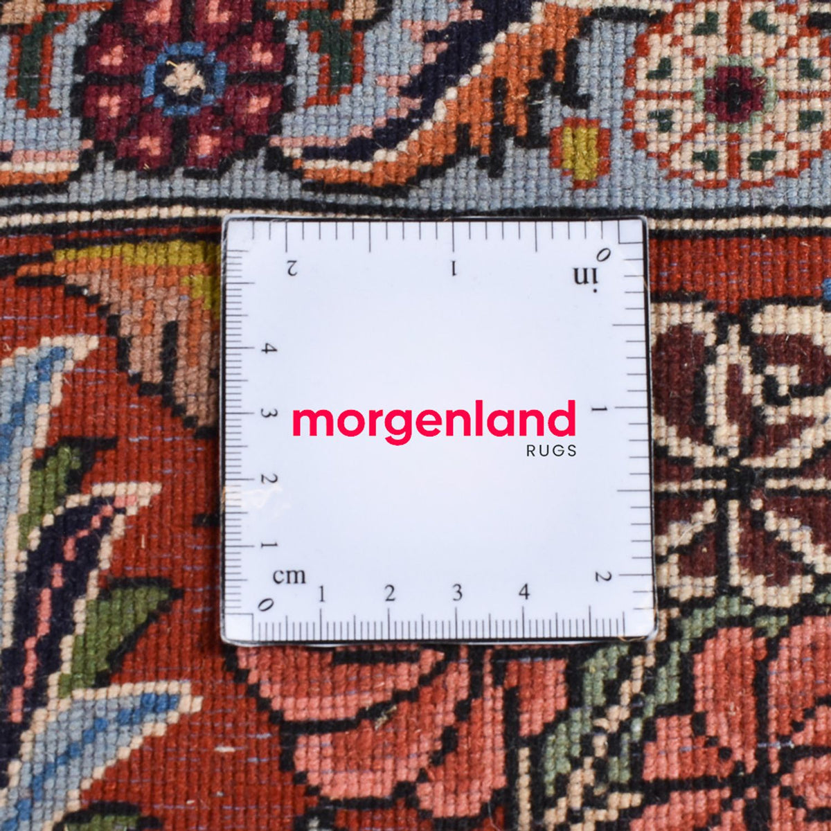 Dywan perski - Bijar - 298 x 199 cm - ciemnoniebieski