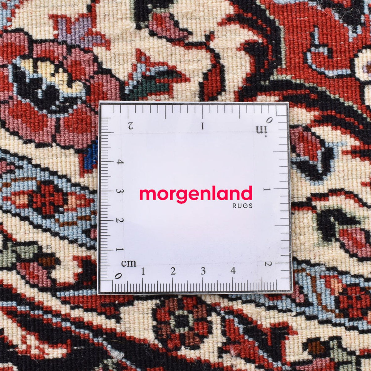 Dywan perski - Bijar okrągły  - 145 x 145 cm - czerwony