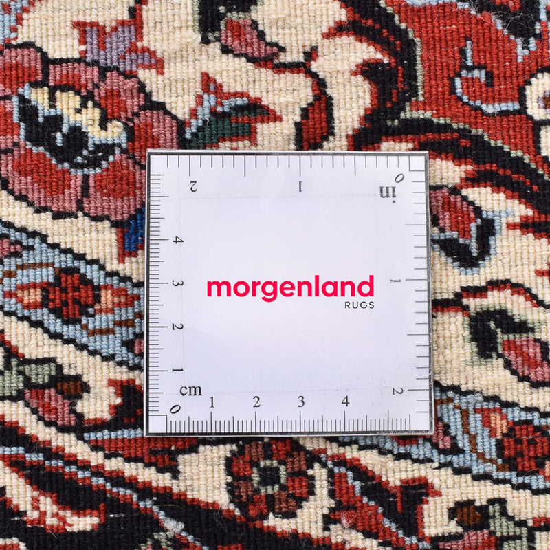 Dywan perski - Bijar okrągły  - 145 x 145 cm - czerwony