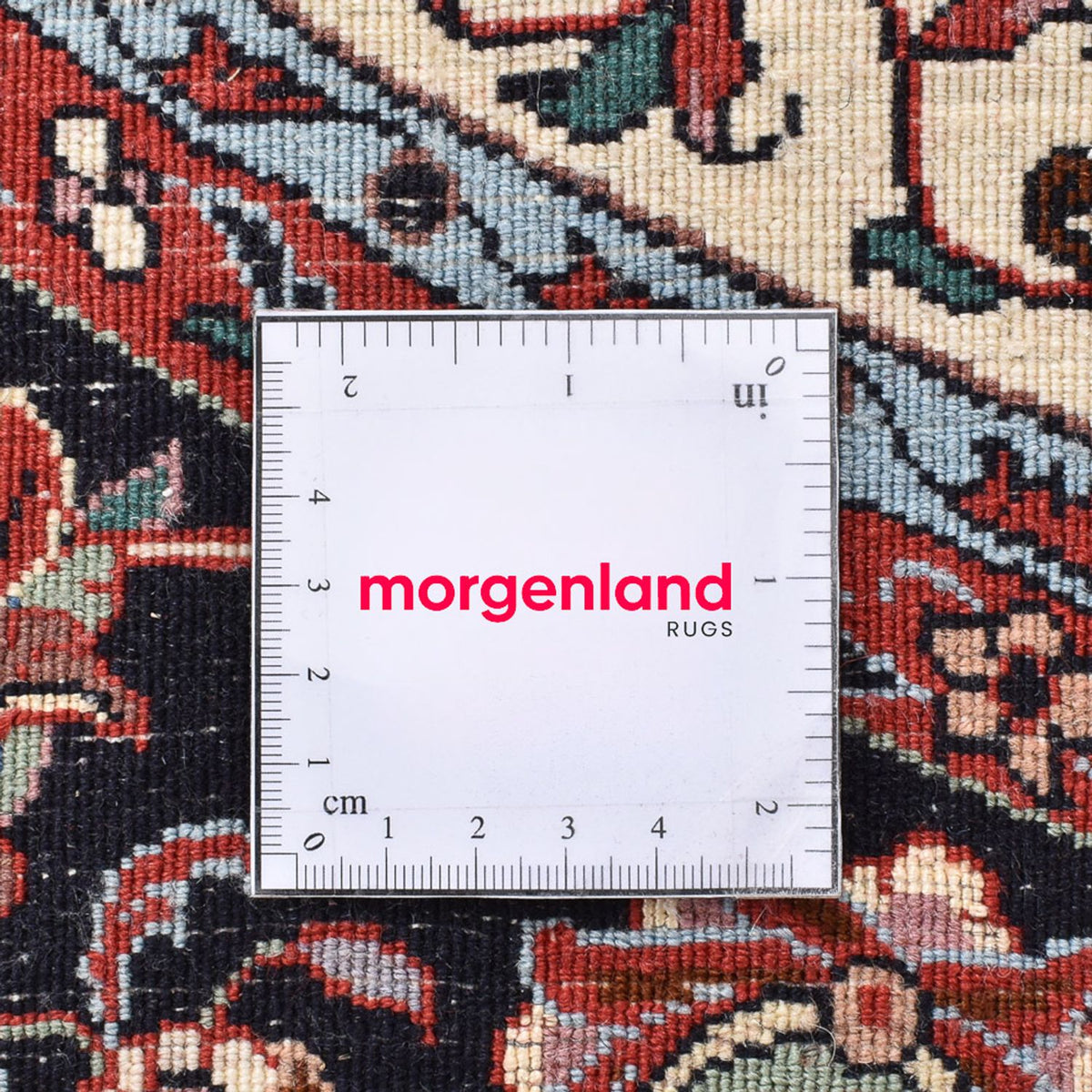 Dywan perski - Bijar okrągły  - 154 x 154 cm - czerwony