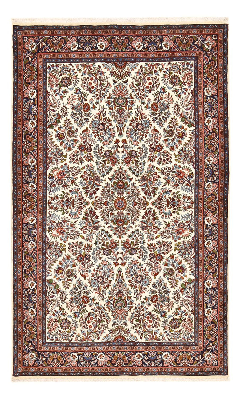 Dywan perski - Bijar - 226 x 135 cm - kremowy