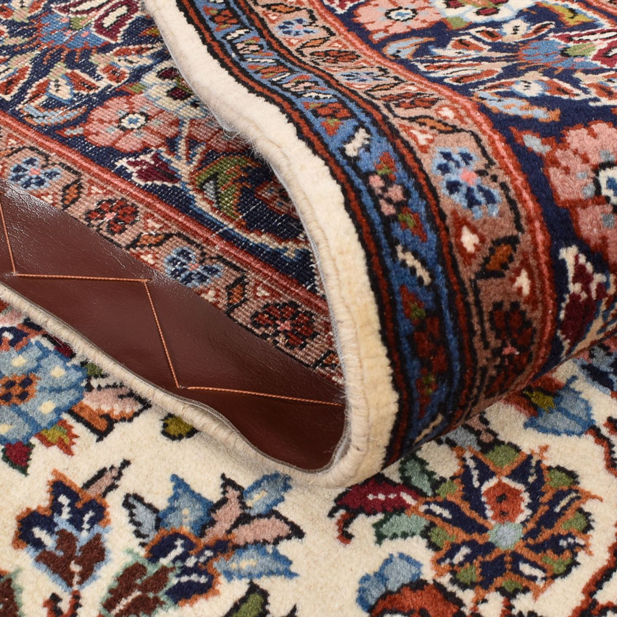 Dywan perski - Bijar - 226 x 135 cm - kremowy