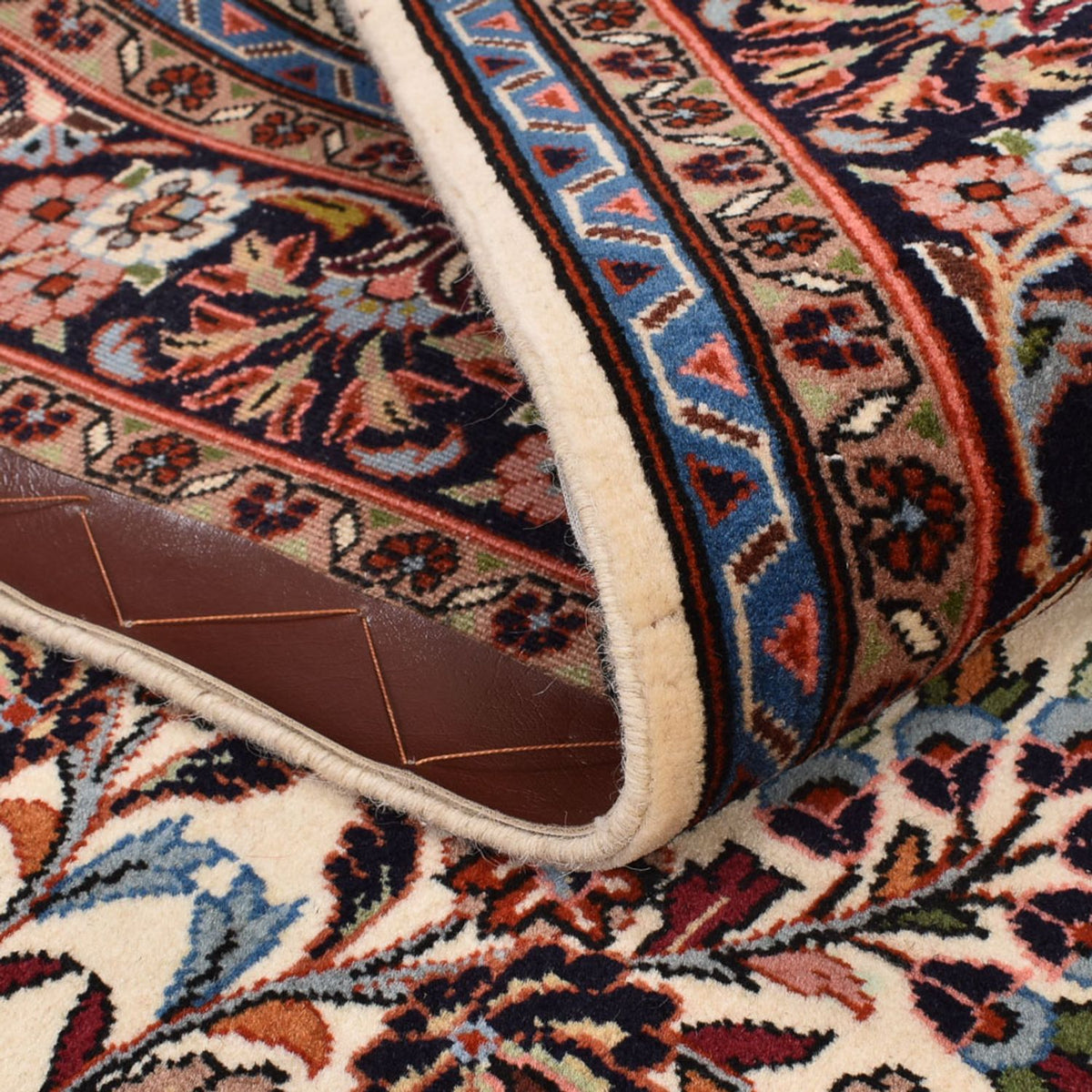 Dywan perski - Bijar - 205 x 135 cm - kremowy