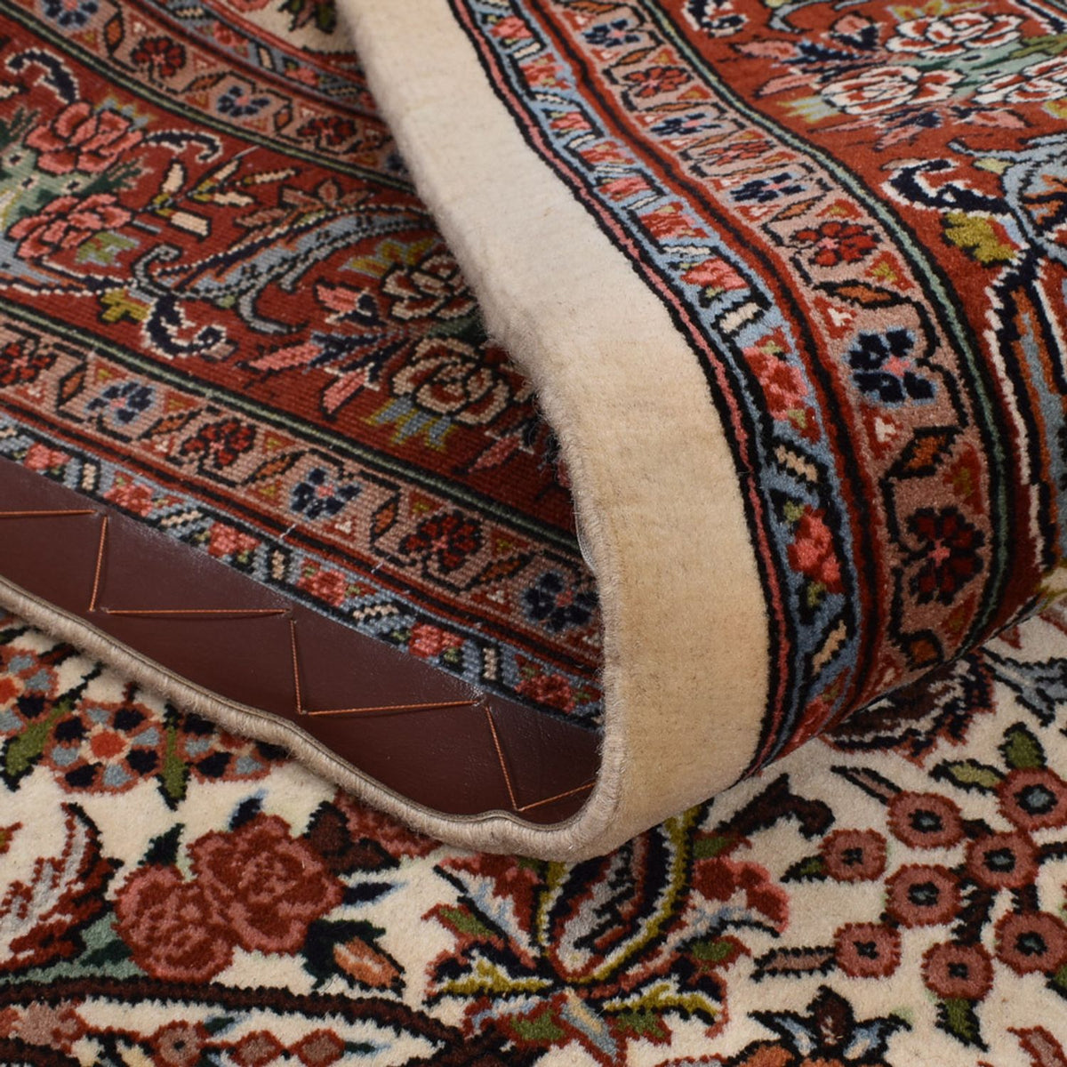 Dywan perski - Bijar - 208 x 137 cm - kremowy