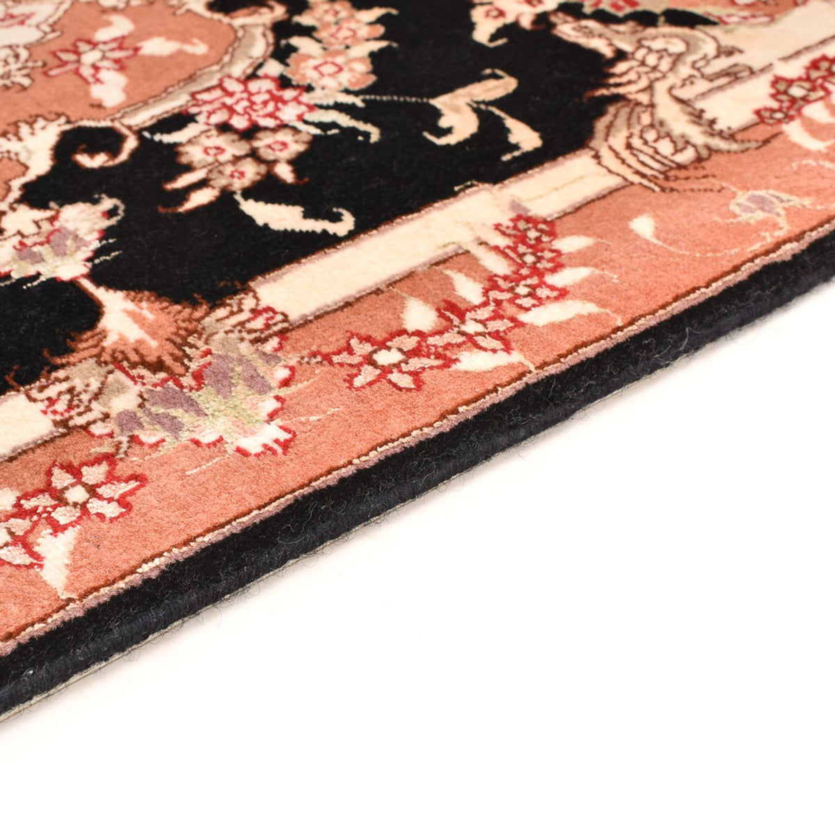 Dywan perski - Tabriz - Królewski - 88 x 60 cm - ciemnoniebieski