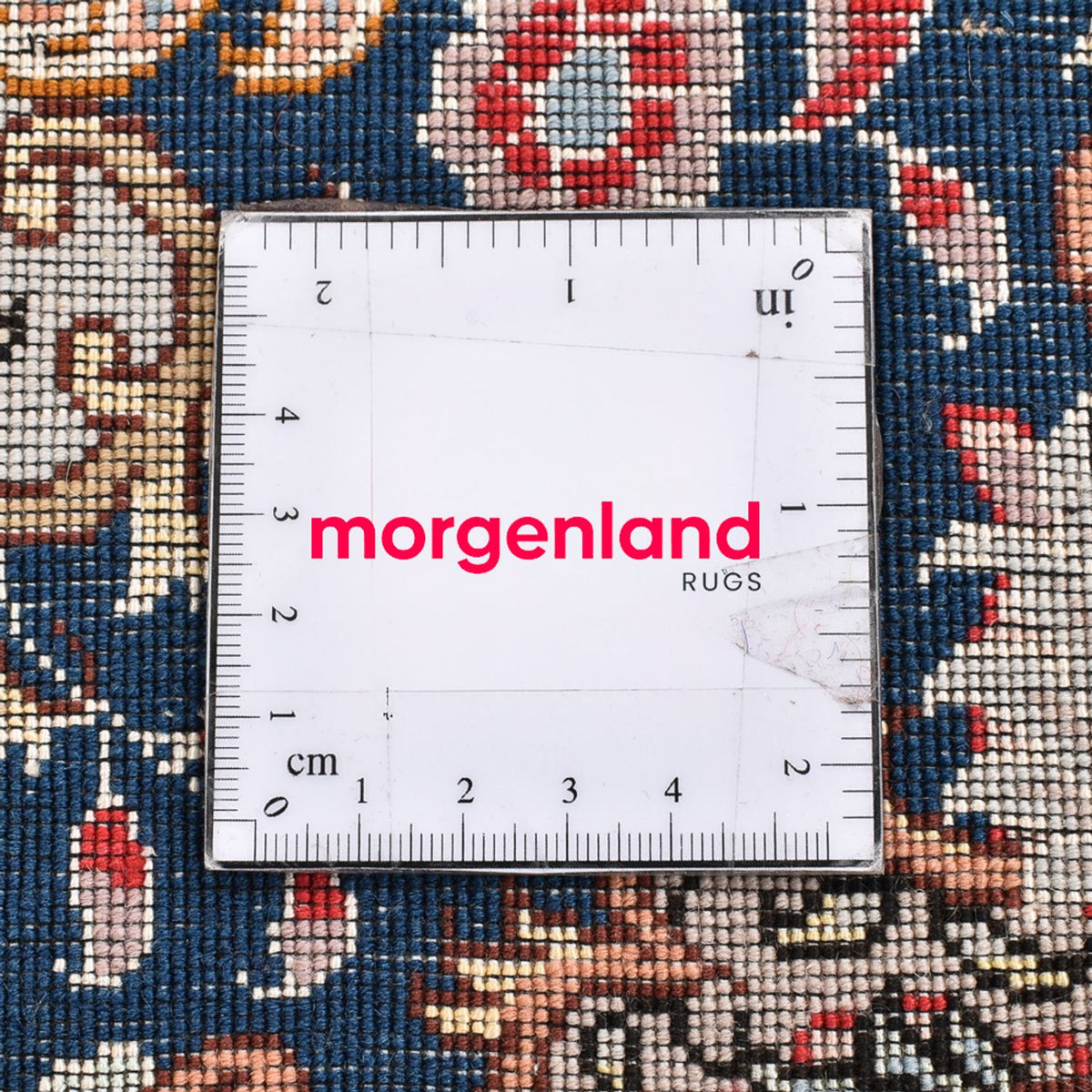 Dywan perski - Tabriz - Królewski - 91 x 59 cm - ciemnoniebieski