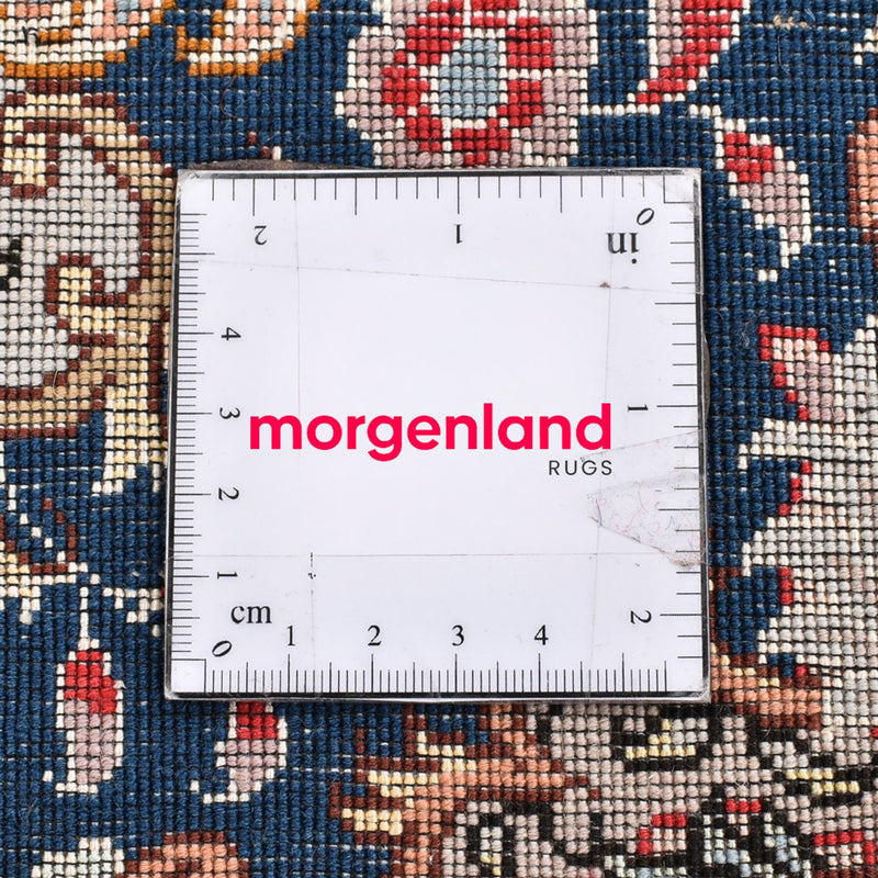 Dywan perski - Tabriz - Królewski - 91 x 59 cm - ciemnoniebieski