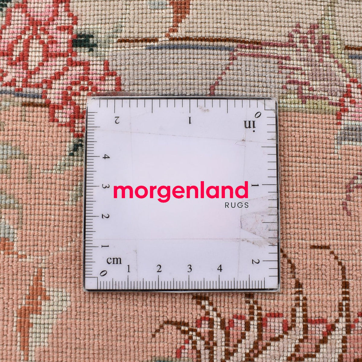 Dywan perski - Tabriz - Królewski - 312 x 202 cm - ciemny beż