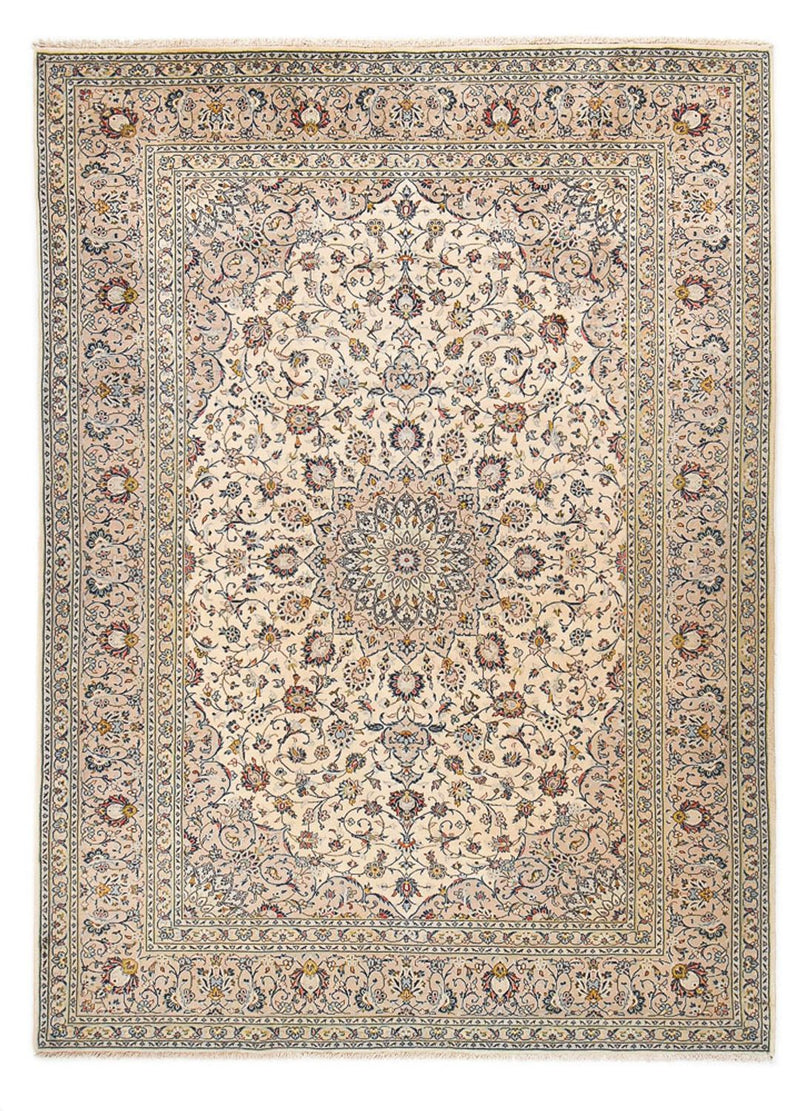 Dywan perski - Keshan - Royal - 347 x 246 cm - piaskowy