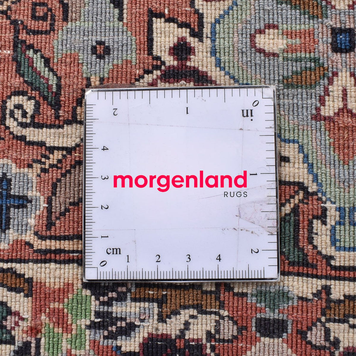 Dywan perski - Bijar kwadratowy  - 206 x 200 cm - rdza