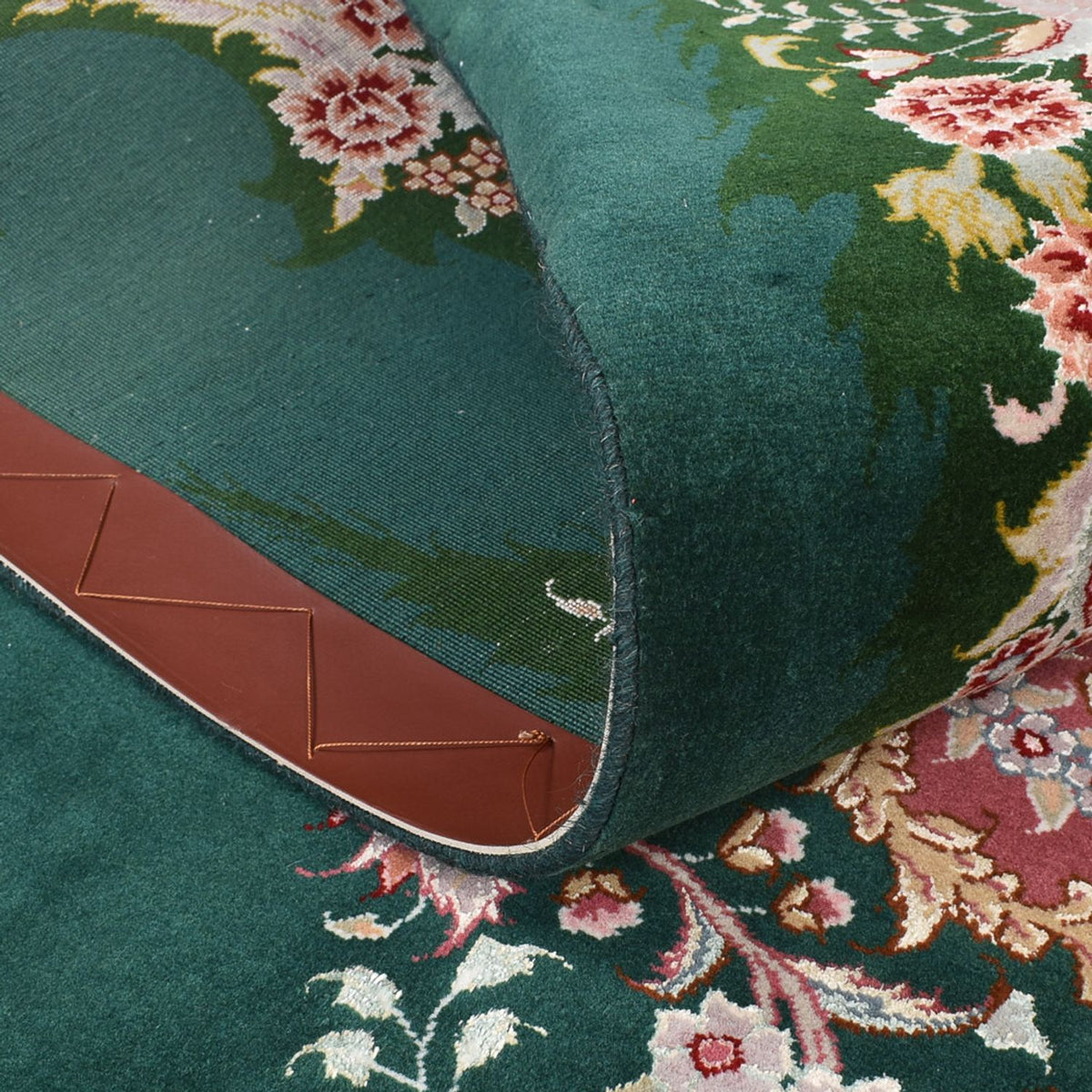 Dywan perski - Tabriz - Królewski - 250 x 200 cm - zielona