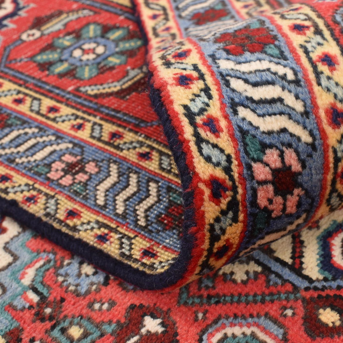 Perski dywan - Nomadyczny - 287 x 196 cm - bordowa czerwień