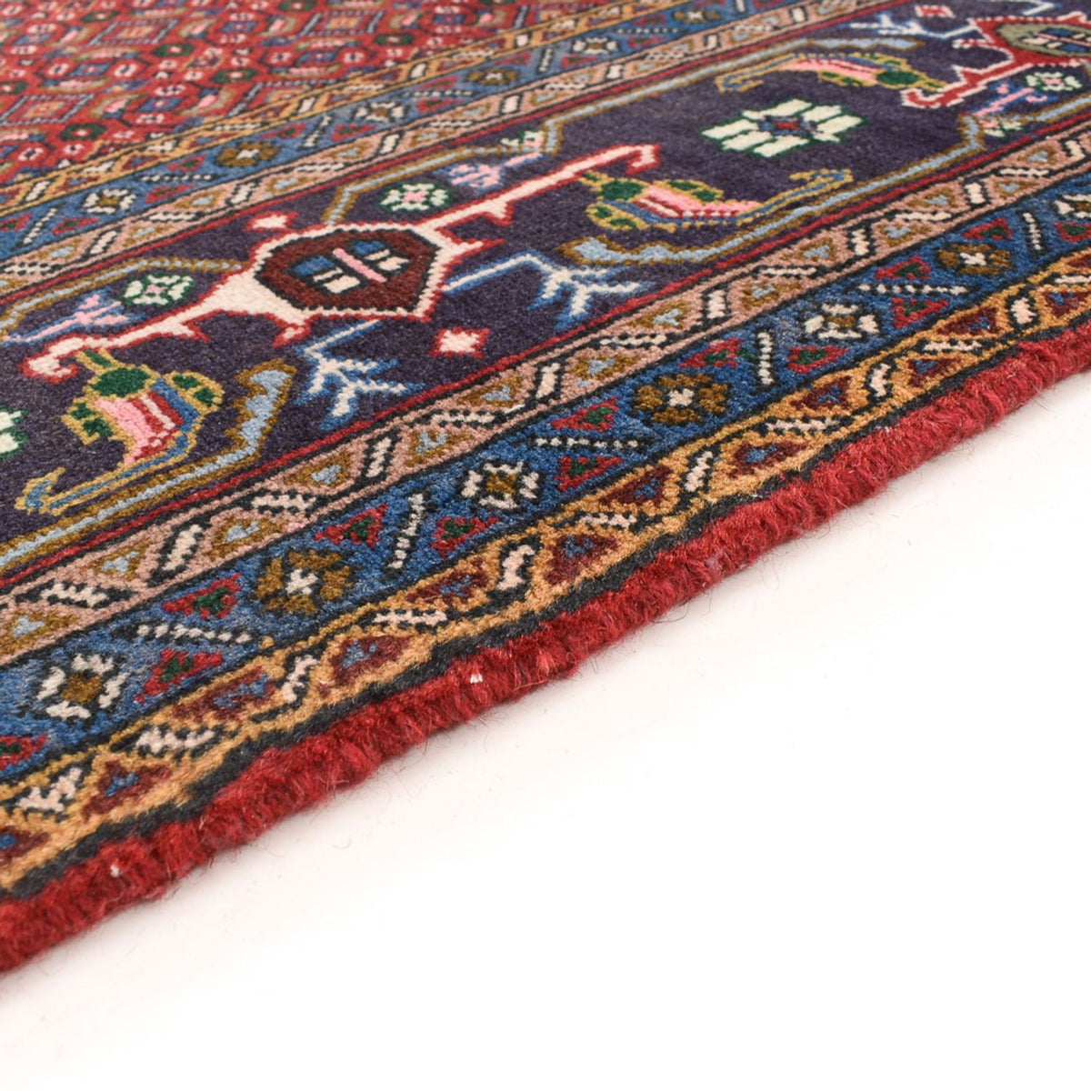 Perski dywan - Nomadyczny - 287 x 192 cm - bordowa czerwień