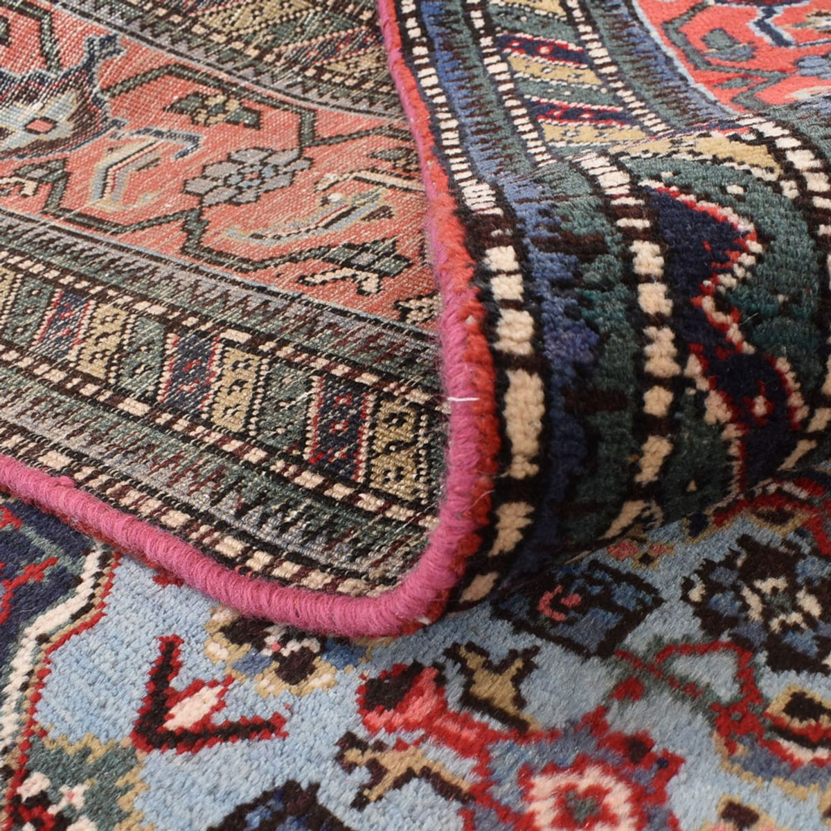 Perski dywan - Nomadyczny - 310 x 232 cm - jasnoniebieski