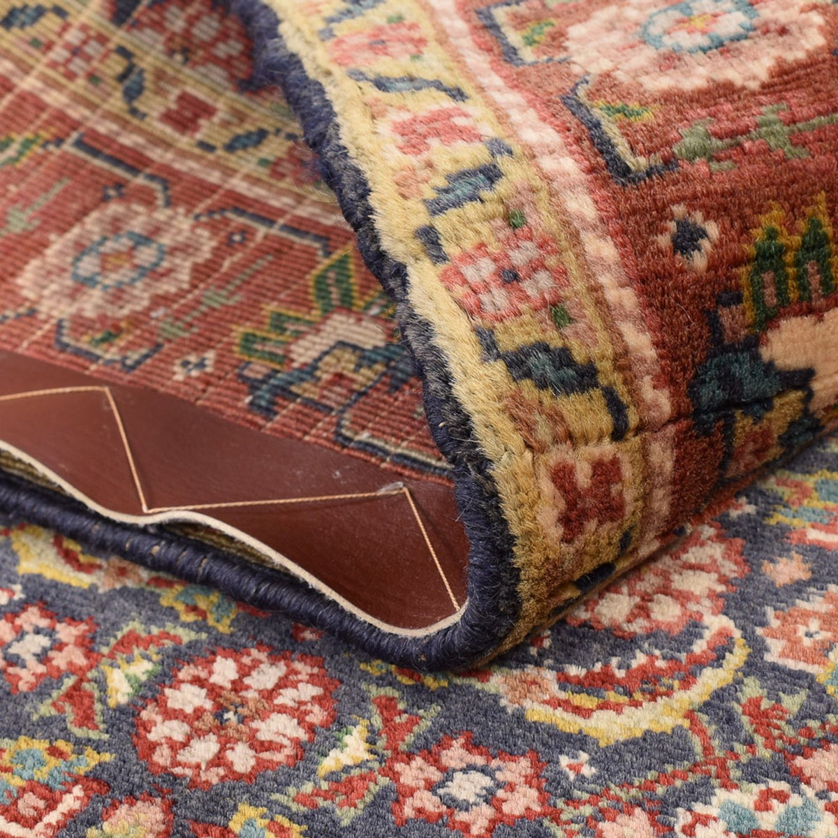 Dywan perski - Tabriz - 162 x 86 cm - ciemny beż