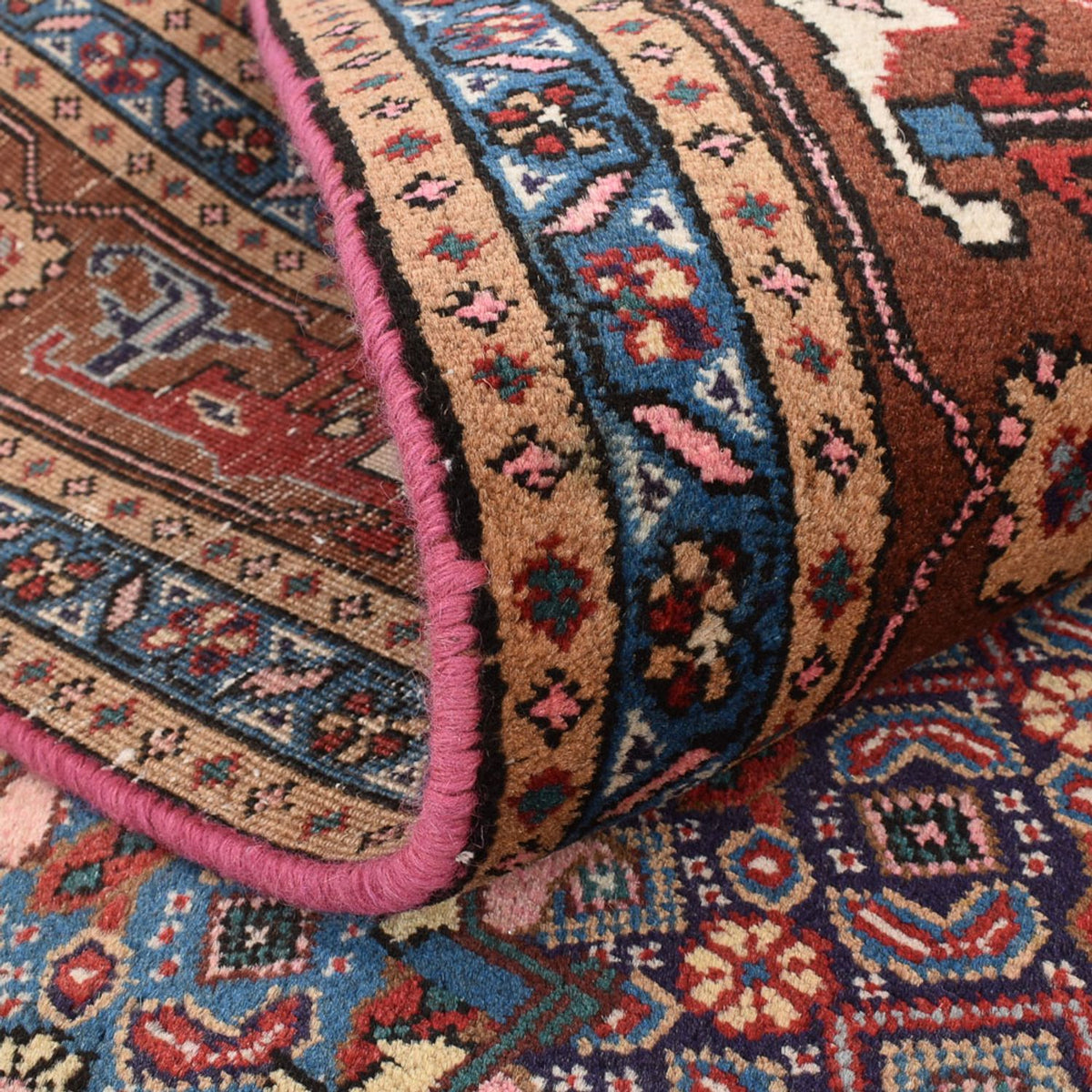 Perski dywan - Nomadyczny - 281 x 201 cm - jasna czerwień