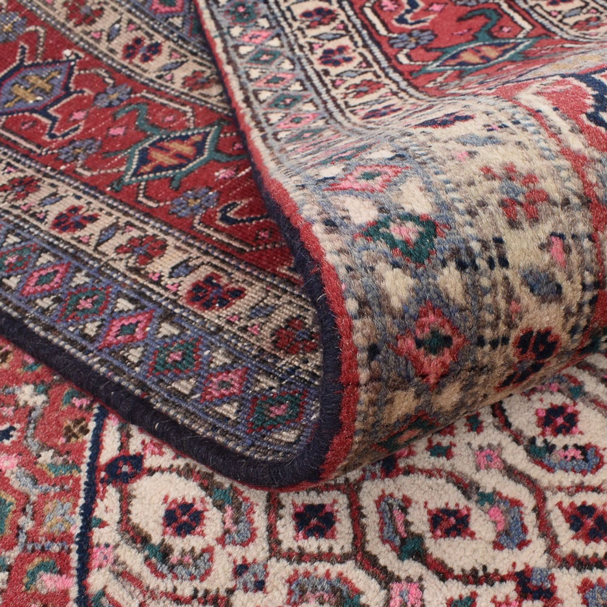 Perski dywan - Nomadyczny - 304 x 199 cm - bordowa czerwień