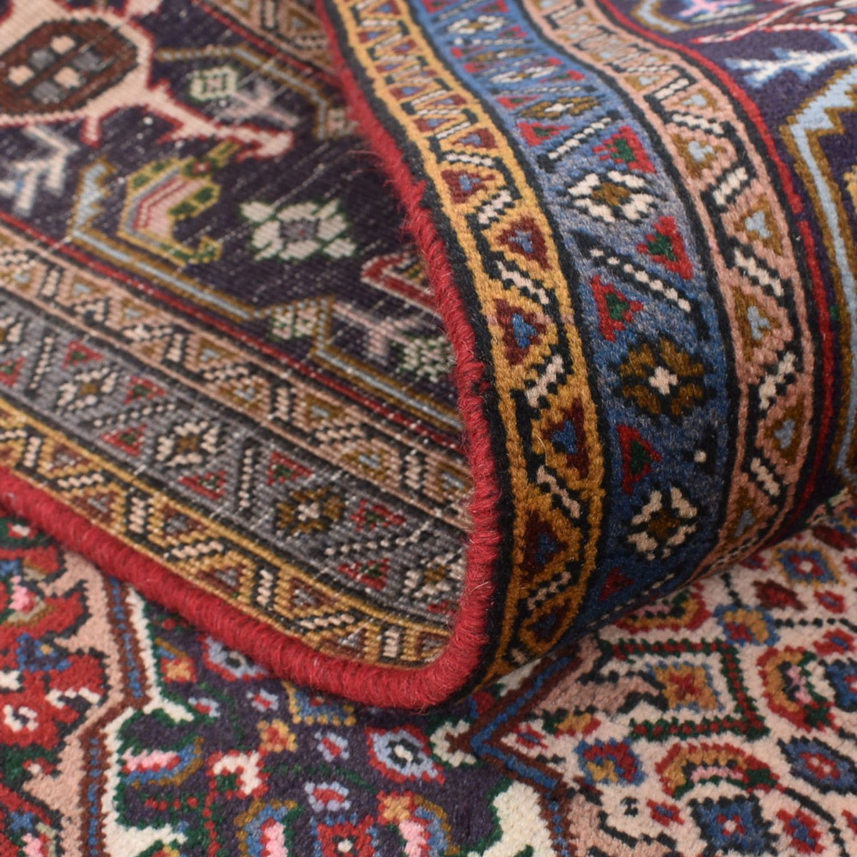 Perski dywan - Nomadyczny - 288 x 191 cm - ciemna czerwień