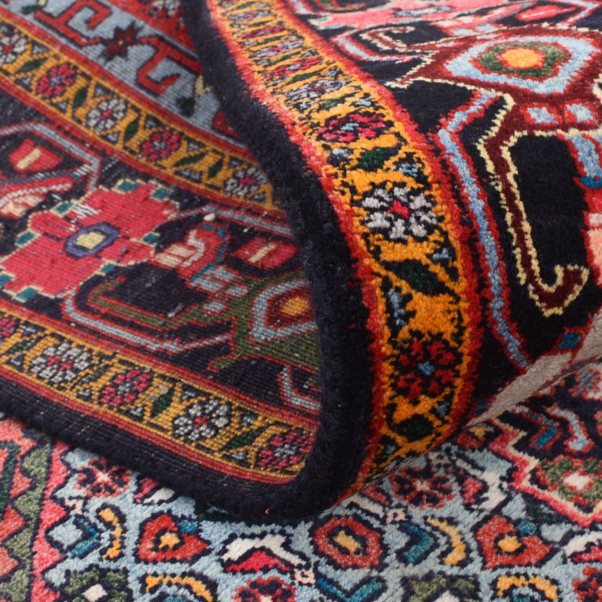 Perski dywan - Nomadyczny - 305 x 202 cm - jasna czerwień