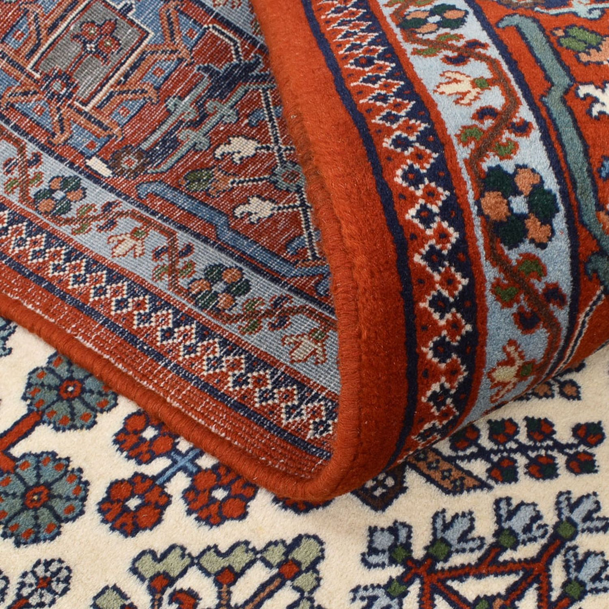 Perski dywan - Nomadyczny - 246 x 170 cm - kremowy