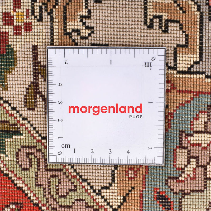 Dywan perski - Tabriz - Królewski - 205 x 130 cm - czerwony