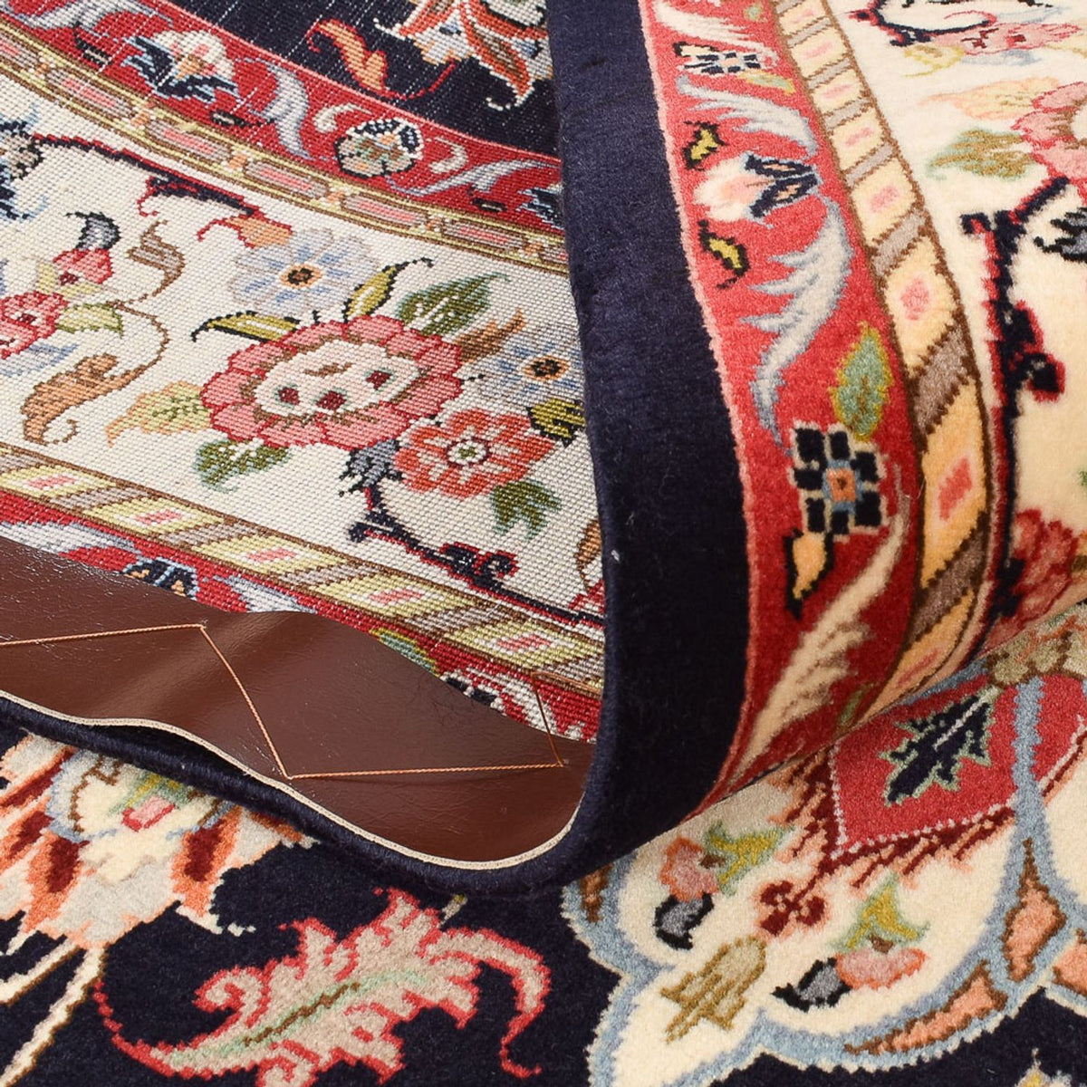 Dywan perski - Tabriz - Królewski - 203 x 142 cm - ciemna czerwień