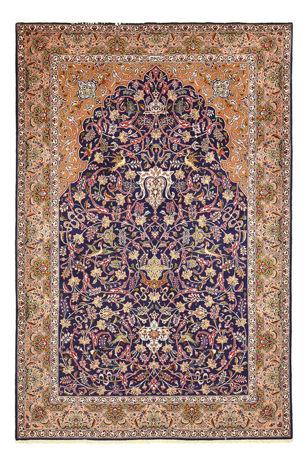 Dywan perski - Tabriz - Królewski - 299 x 197 cm - fioletowy