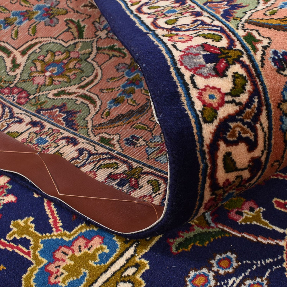 Dywan perski - Tabriz - Królewski - 299 x 197 cm - fioletowy