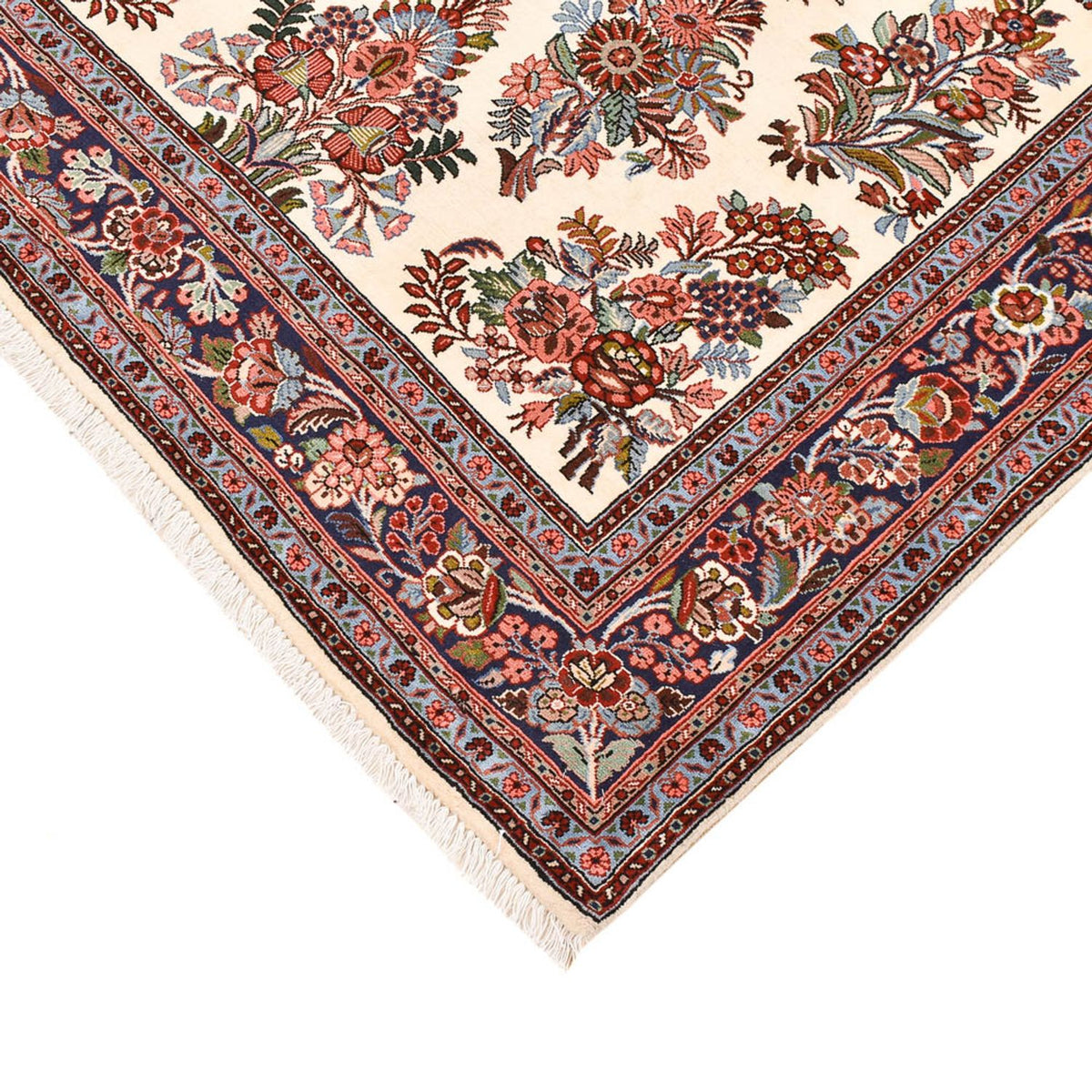 Dywan perski - Klasyczny - 207 x 134 cm - ciemny beż