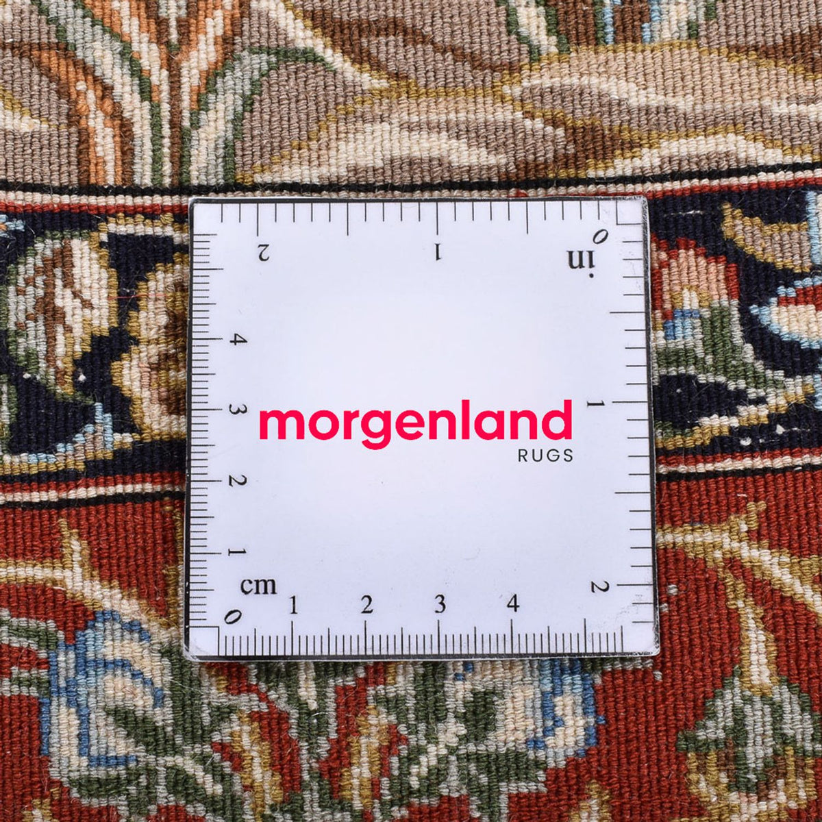 Perski dywan - Ghom - Królewski - 201 x 129 cm - jasny beż