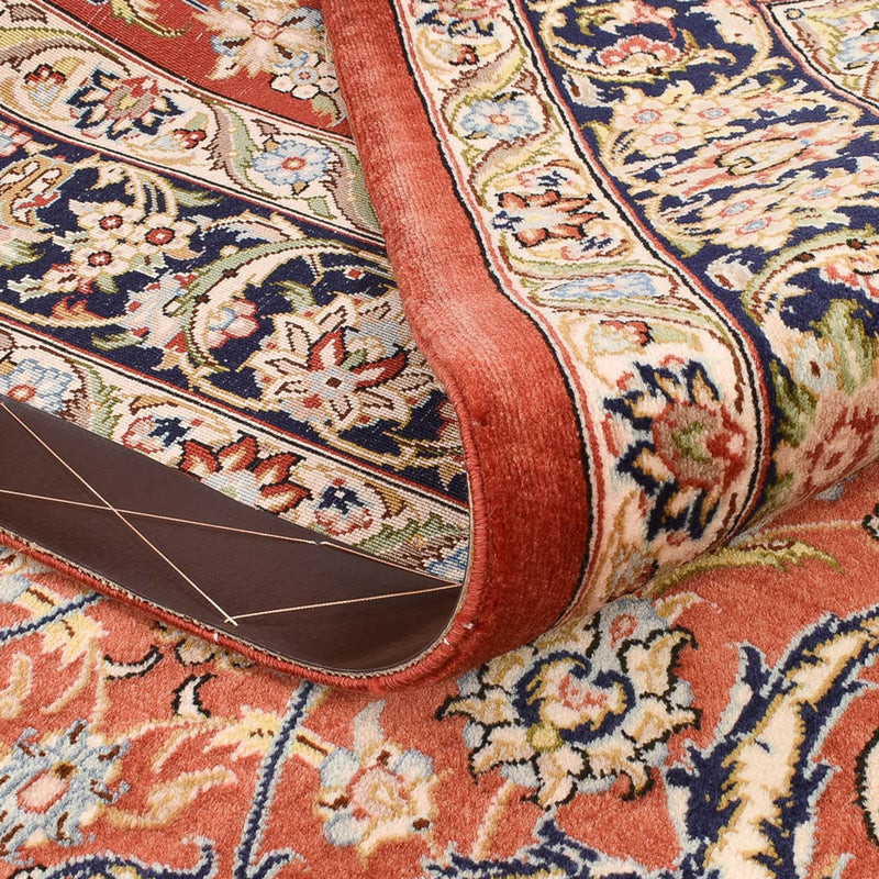 Perski dywan - Ghom - Królewski - 207 x 134 cm - czerwony