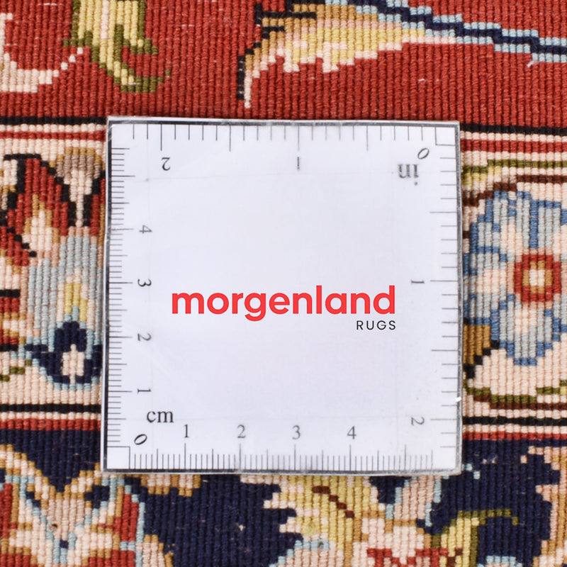 Perski dywan - Ghom - Królewski - 207 x 134 cm - czerwony