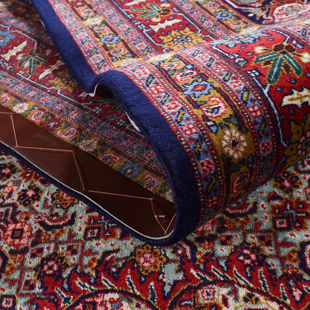 Dywan perski - Tabriz - 416 x 284 cm - bordowa czerwień